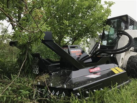 ambusher for skid steer|ammbusher brush cutter attachment.